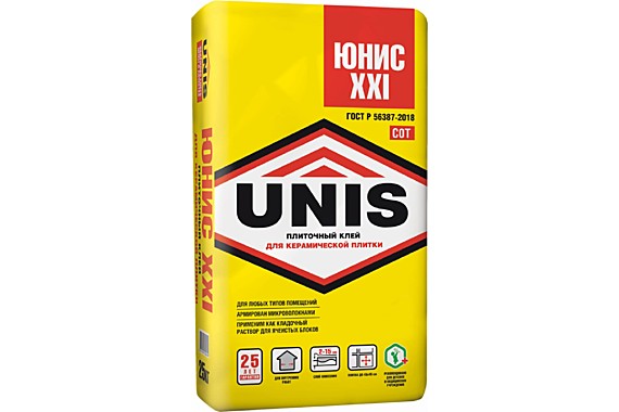 Клей UNIS Юнис-XXI 25 кг