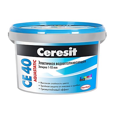 Затирка Ceresit CE 40, белый 01, 2кг