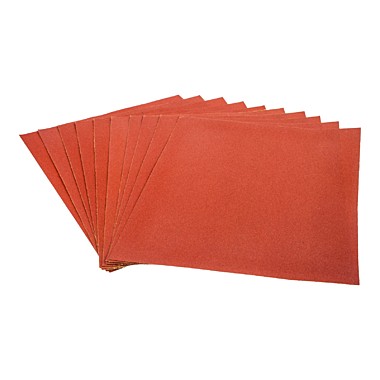 Шлифовальный лист на бумажной основе, оксид алюминия, водостойкий, Р180, 220х270мм
