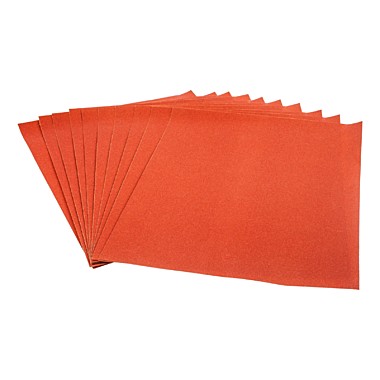 Шлифовальный лист на бумажной основе, оксид алюминия, водостойкий, Р400, 220х270мм