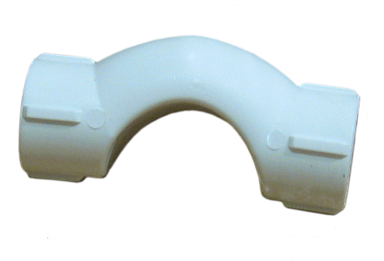 Обводное колено с муфтой, КОРОТКОЕ 25 PP-R Rosturplast