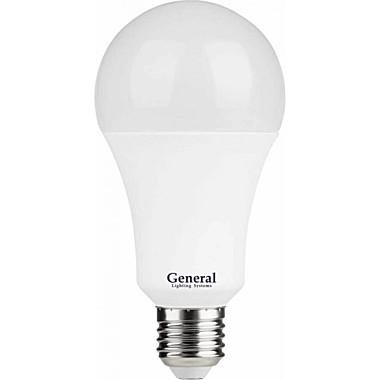Лампа светодиодная GENERAL WA60 9Вт E27 4000K (нейтральный) груша